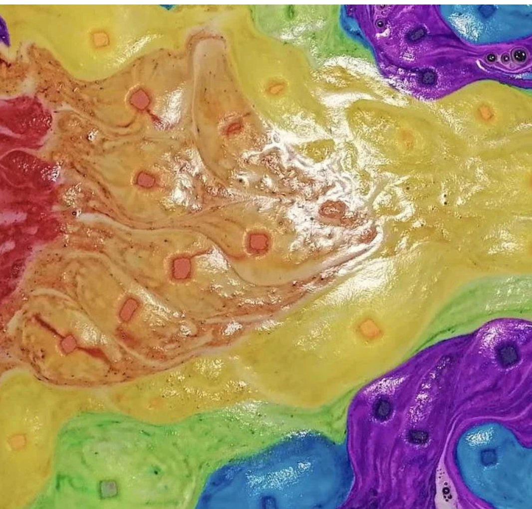 Rainbow scatter bathbombs ©️