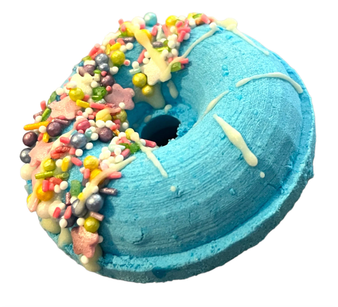 Bubblegum ring bath bomb