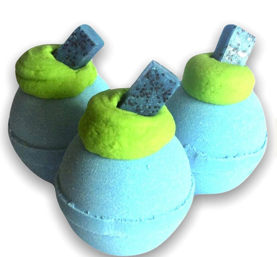 Blue man bath bomb