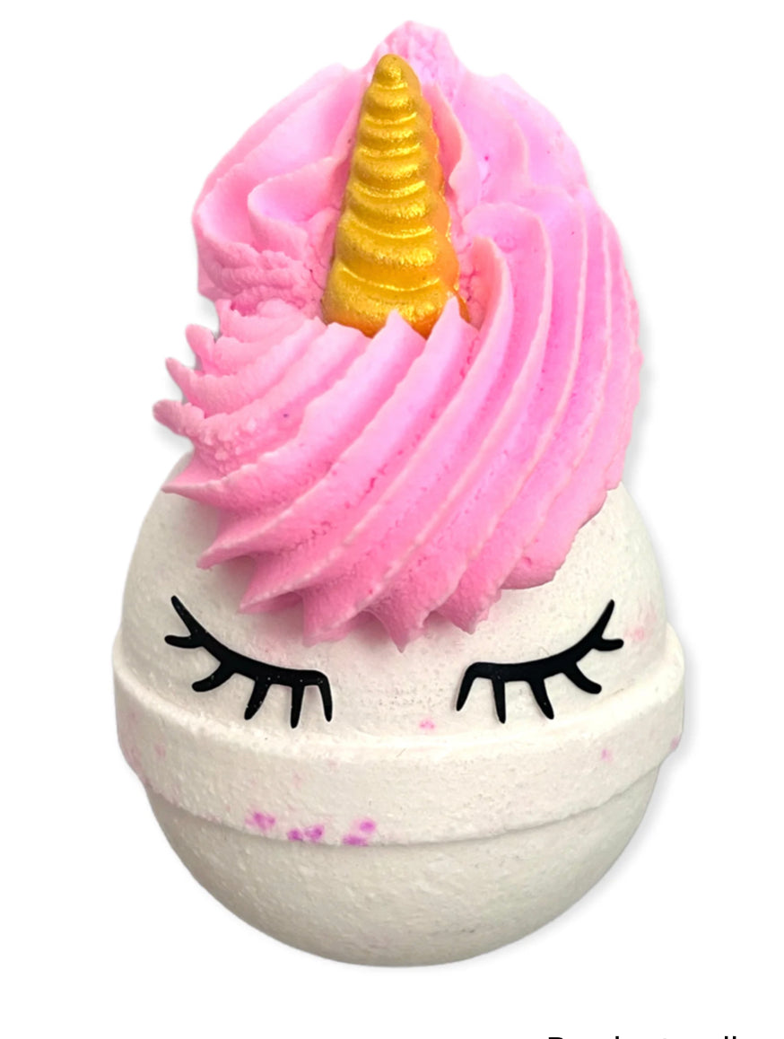 Sleeping unicorn bath bomb