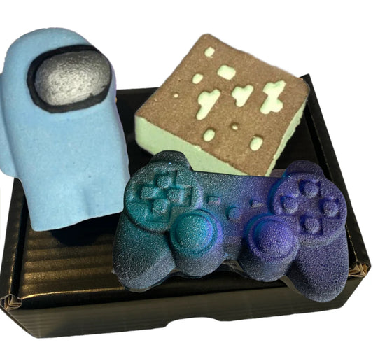 Gamers bath bomb gift set