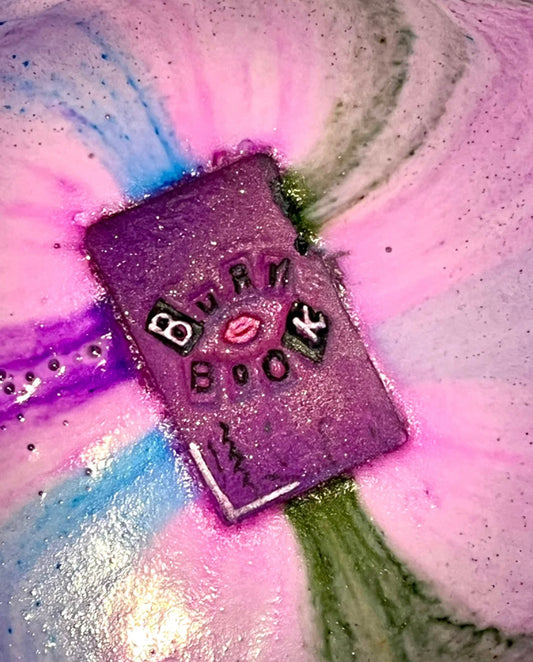 Burn book bath bomb