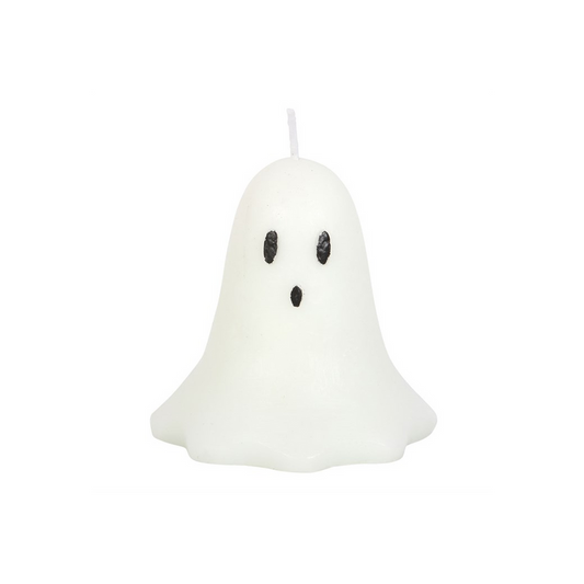 10cm unscented ghost candle